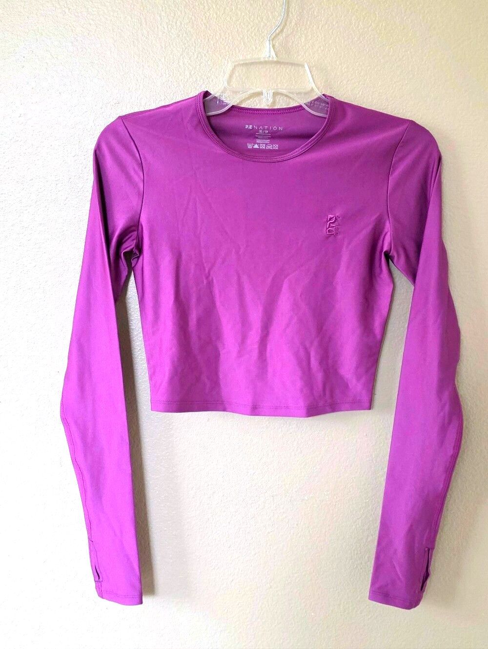 PE Nation Womens Hollyhock Side Switch Long Sleeve Active Top - Size XS